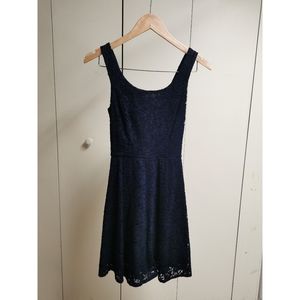 Navy lace dress size small